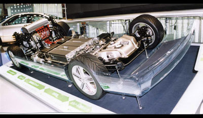 Honda Hydrogen Fuel Cell FCX Concept 1999 4